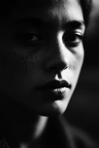 Dramatic Monochrome Noir moodboard — generate AI images in this style