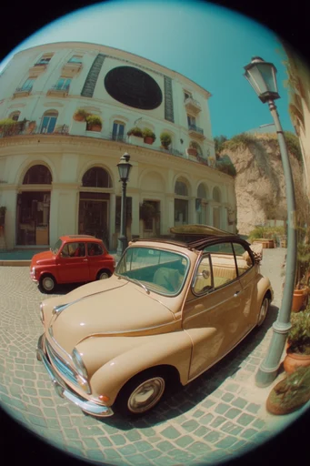 Cinematic Retro Maximalism style reference image — mid-century modern