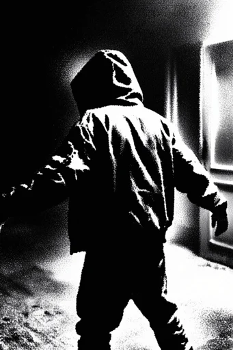 Gritty Monochromatic Noir moodboard — generate AI images in this style