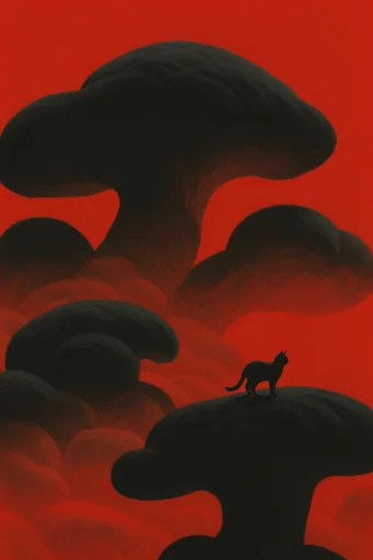 Crimson Velvet Surrealism style reference image — surrealist digital painting