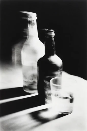 Spectral Analog Noir style reference image — high-contrast black and white