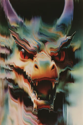 Analog Thermal Distortion style reference image — fluid liquid distortion