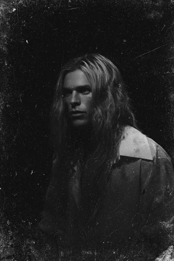 Distressed Monochromatic Noir moodboard — generate AI images in this style