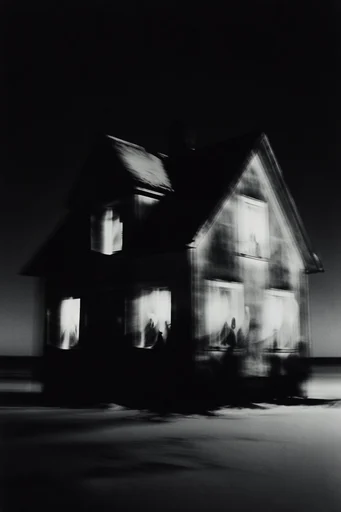 Spectral Industrial Noir style reference image — long exposure motion blur