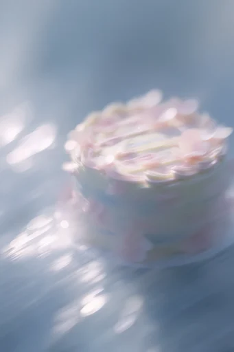 Ethereal Blue Motion style reference image — scratched film texture
