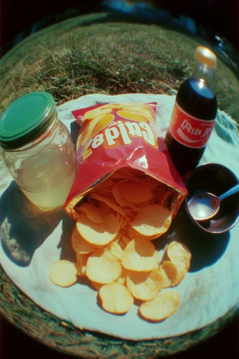 Vintage Fisheye Nostalgia style reference image — circular fisheye lens