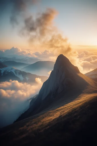 Amber Surrealist Horizons style AI image example 2