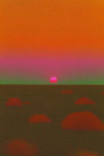 Luminous Retro Minimalism style AI image example 2