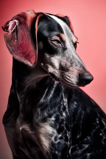 Graphic Crimson Minimalism style reference image — theatrical chiaroscuro