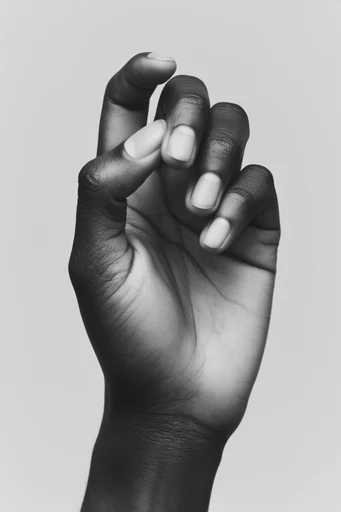 Sculptural Monochrome Minimalism style reference image — minimalist studio portraiture
