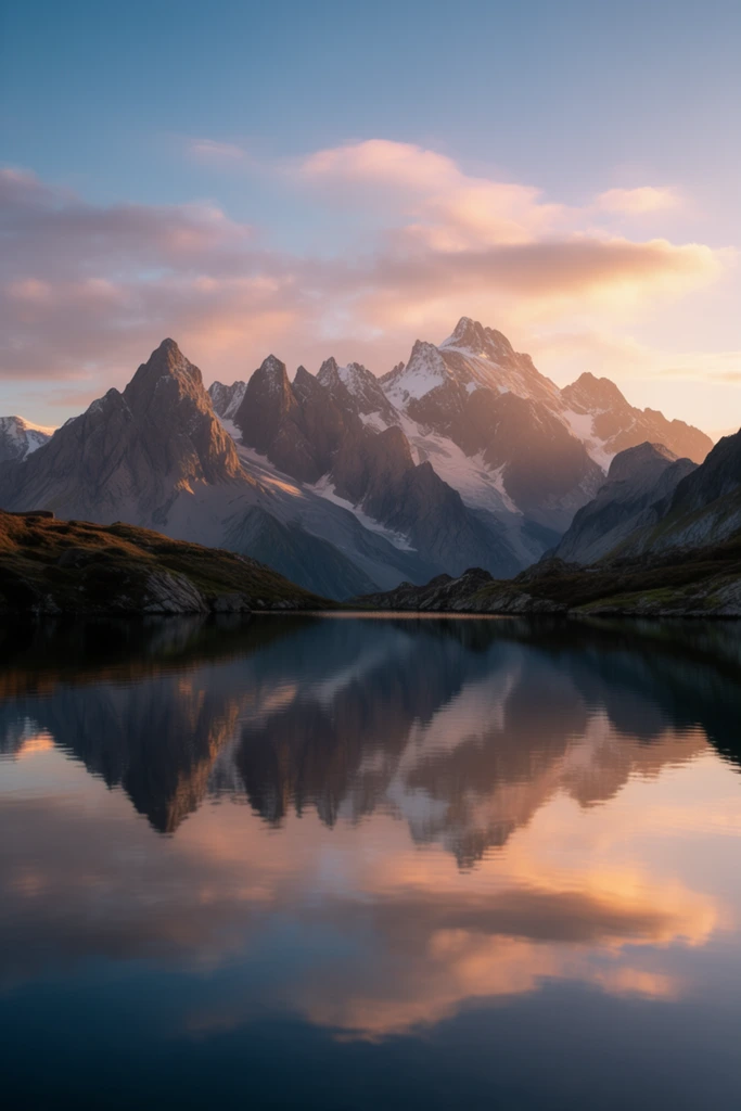 Ethereal Alpine Stillness style AI image example 3