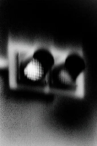 Spectral Monochrome Noir style reference image — intense motion blur