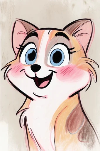 Raw Expressive Sketchbook style reference image — analog sketch aesthetic