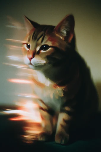 Kinetic Nocturnal Blur style reference image — nocturnal urban atmosphere