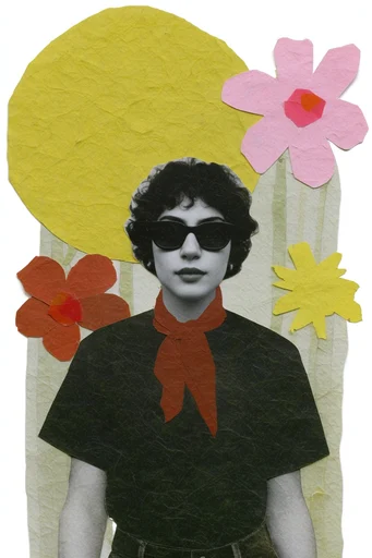 Surreal Punk Collage moodboard — generate AI images in this style