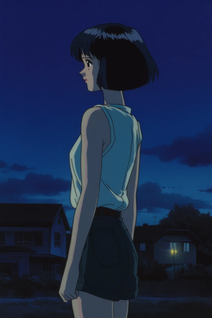 Nostalgic Retro Anime style AI image example 1