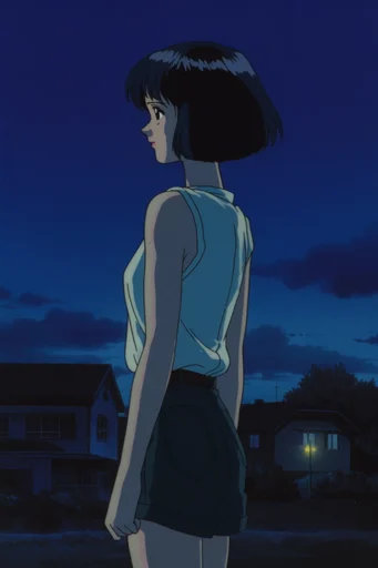 Nostalgic Retro Anime moodboard — generate AI images in this style