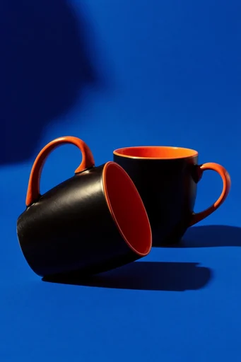 Graphic Neo-Pop Surrealism style reference image — high-contrast studio photography