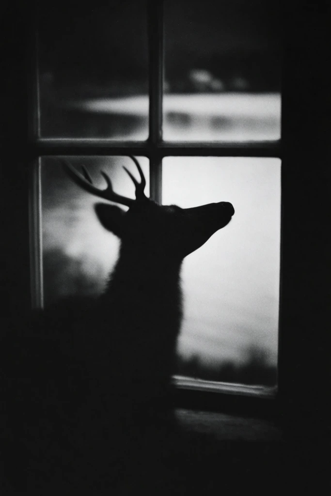 Stark Monochromatic Liminality style AI image example 3