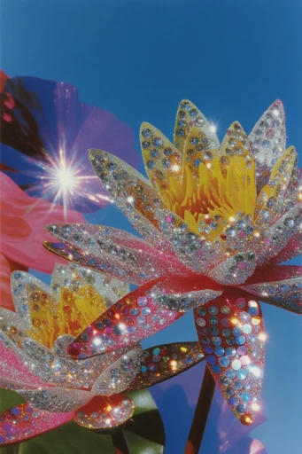 Prismatic Rhinestone Surrealism style reference image — chromatic aberration