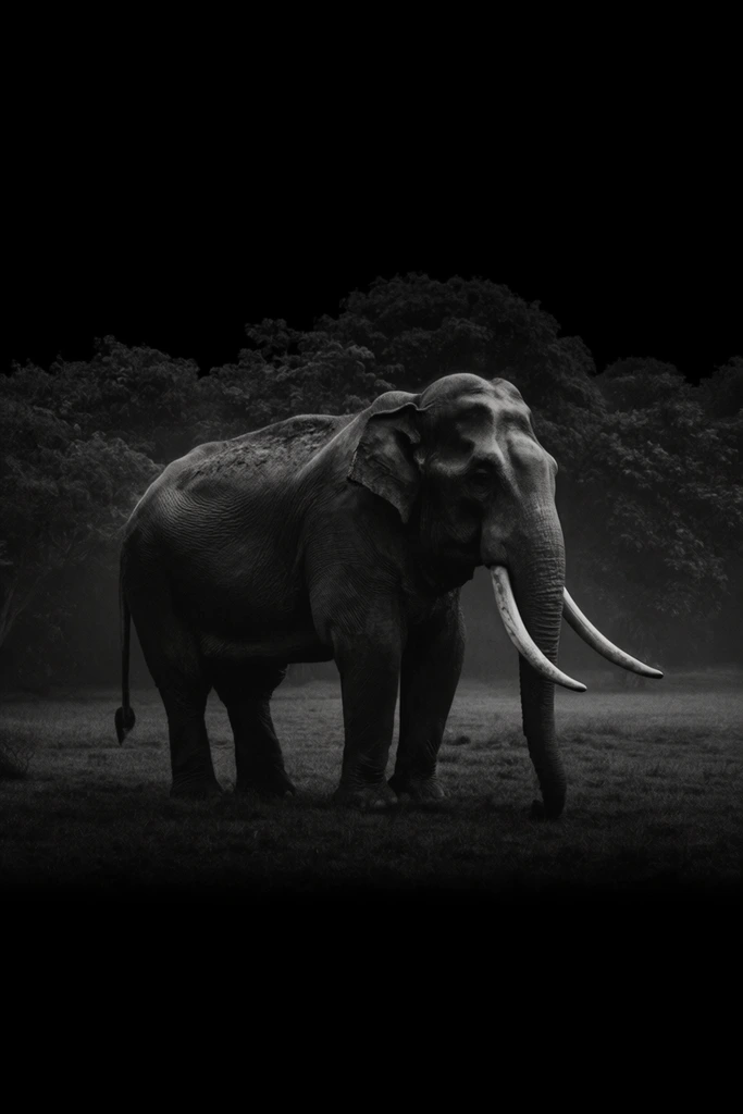 Cinematic Chiaroscuro Noir style AI image example 2