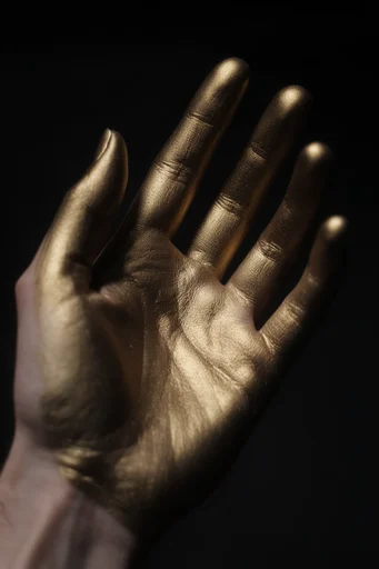 Gilded Chiaroscuro Impasto style reference image — impasto texture