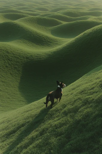 Ethereal Verdant Surrealism style reference image — liminal dreamlike composition