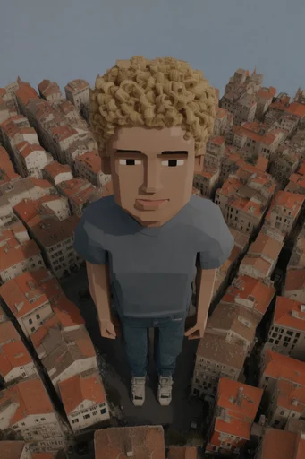 Architectural Voxel Synthesis moodboard — generate AI images in this style