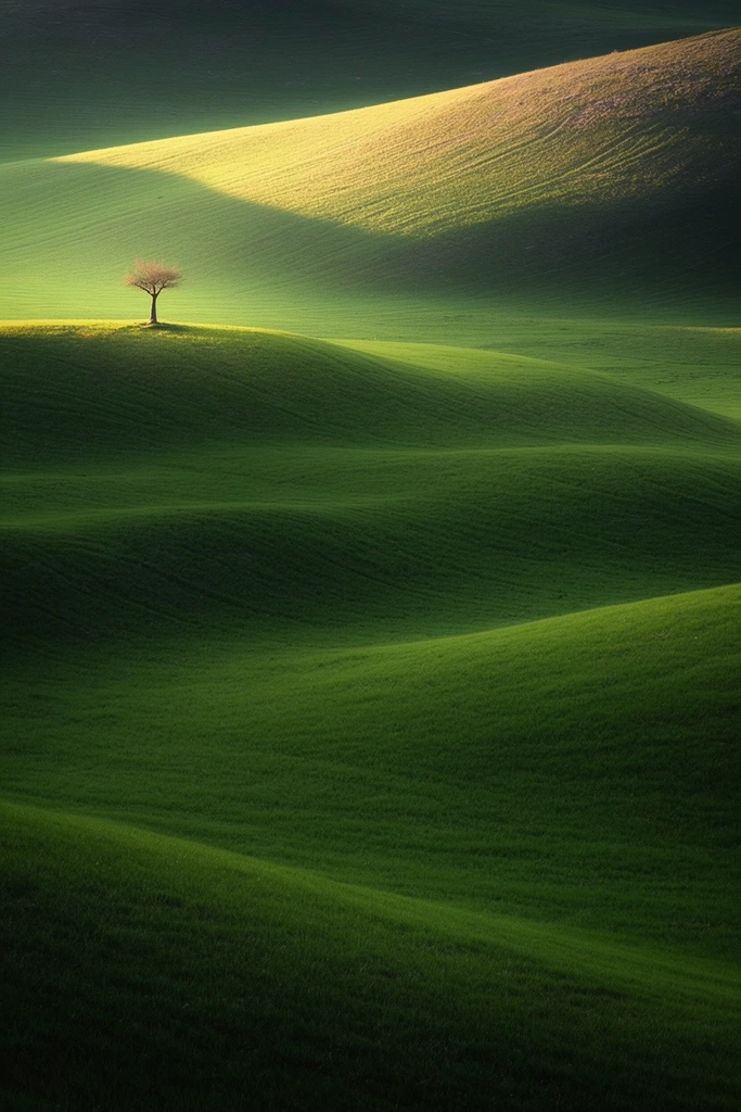 Minimalist Verdant Landscapes style AI image example 2