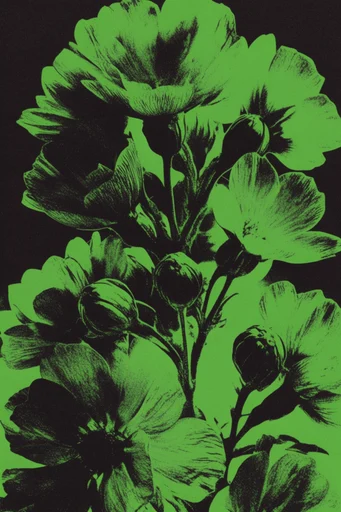 Viscous Viridian Gothic style reference image — impasto brushstrokes