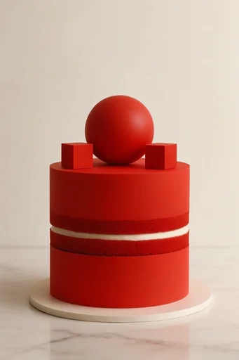 Graphic Surrealist Minimalism style reference image — symmetrical composition