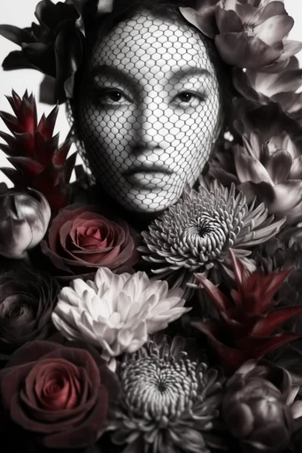 Ethereal Gothic Noir style reference image — haunting ethereal mood