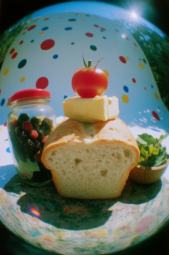 Dynamic Fisheye Surrealism style reference image — ultra-wide angle perspective