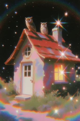 Celestial Analog Dreamscape style AI image example 4