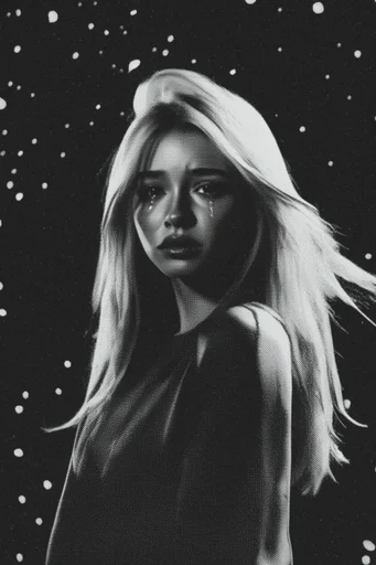 Gritty Spectral Noir style reference image — gothic surrealism