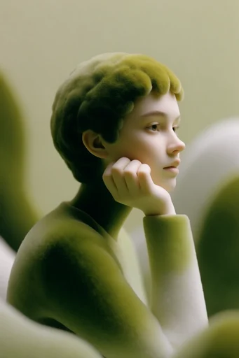 Soft Organic Minimalism style reference image — organic sculptural form
