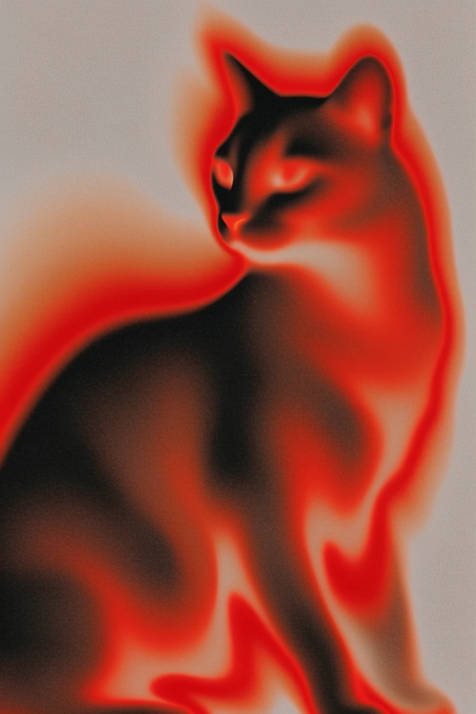 Spectral Thermal Noir style AI image example 3