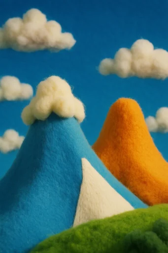 Tactile Whimsical Stop-Motion style reference image — tactile stop-motion style