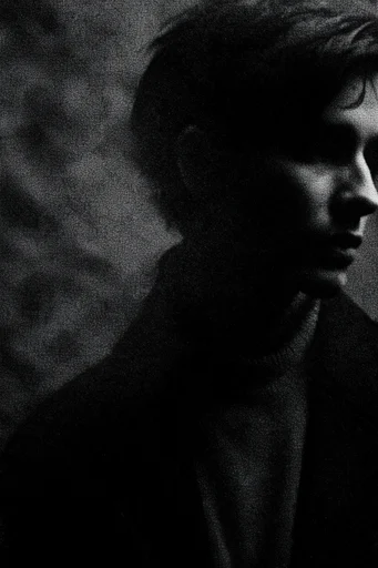 Gritty Chiaroscuro Noir moodboard — generate AI images in this style