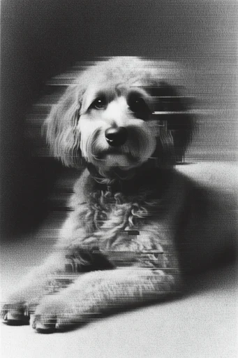 Fractured Noir Realism style reference image — surreal fragmentation