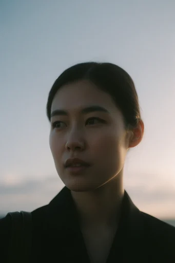 Cinematic Introspective Twilight style reference image — soft diffused glow
