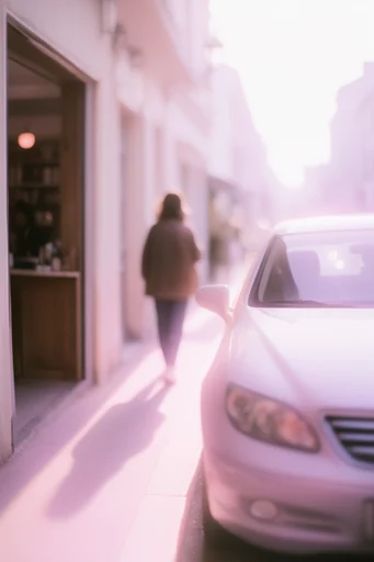 Ethereal Iridescent Nostalgia style reference image — soft-focus haze