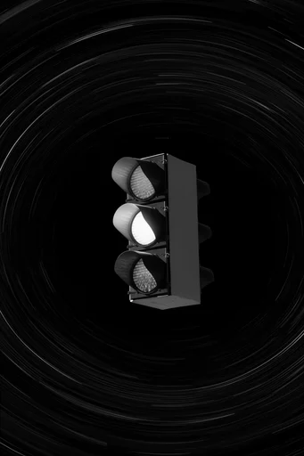 Monochrome Algorithmic Void style reference image — high contrast chiaroscuro