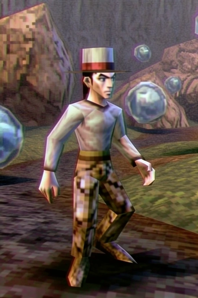 Analog Glitch Fantasy style AI image example 1