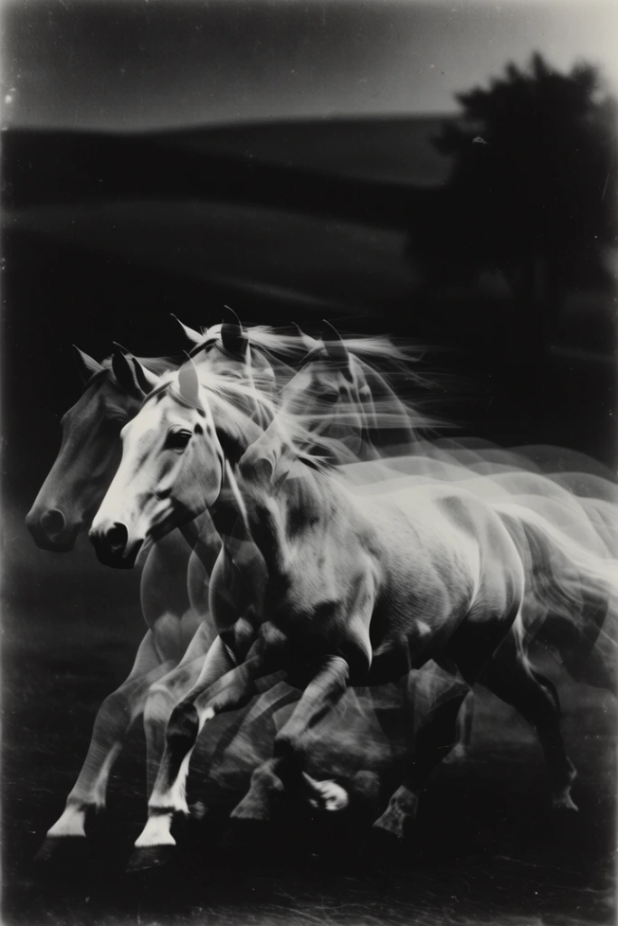 Spectral Analog Noir style AI image example 3