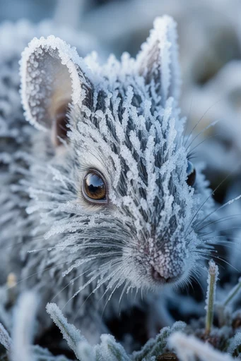 Ethereal Frost Botanical style AI image example 3