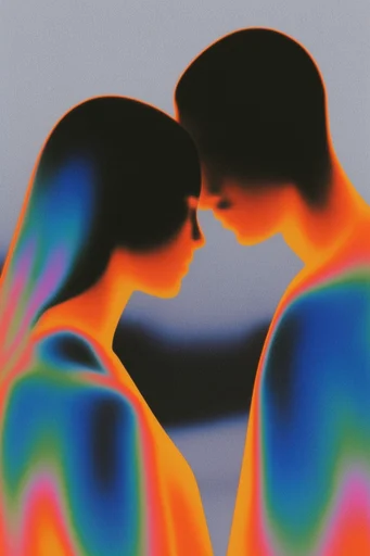 Surreal Thermal Hallucination moodboard — generate AI images in this style