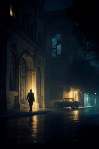 Atmospheric Gothic Noir style reference image — cinematic noir