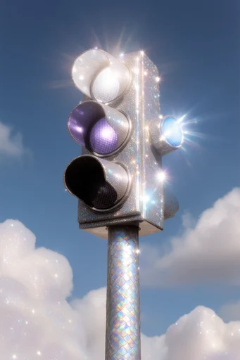 Iridescent Chrome Celestial style reference image — cosmic luminosity