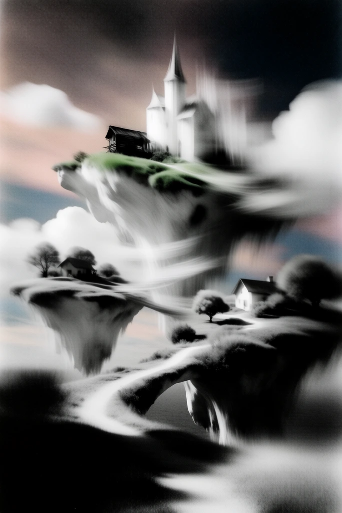 Ethereal Spectral Noir style AI image example 2